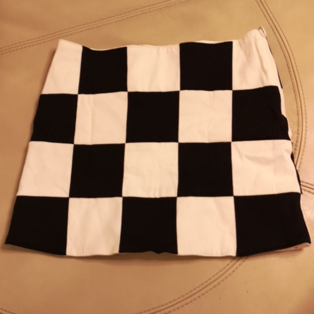 Womens Checkered Skirt